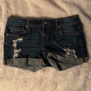 Aeropostale Midi Denim Shorts